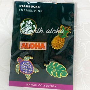 Starbucks Hawaii Collection Pin Set